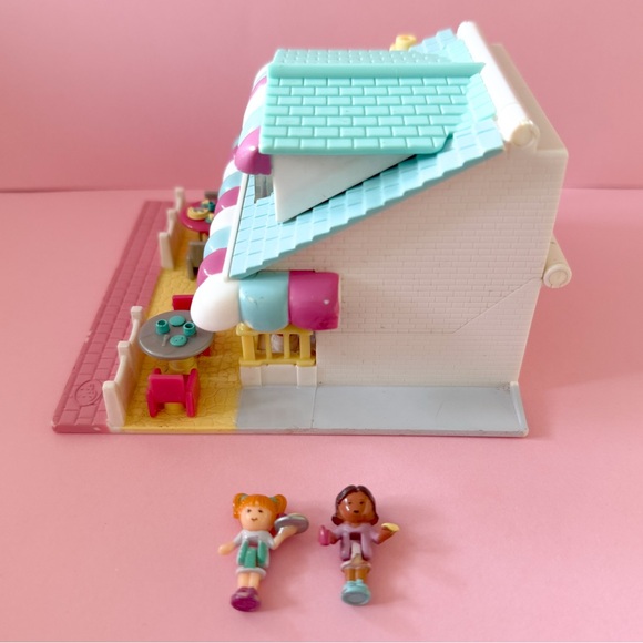 1993 Vintage Polly Pocket - Pizzeria with 2 dolls - Picture 8 of 9